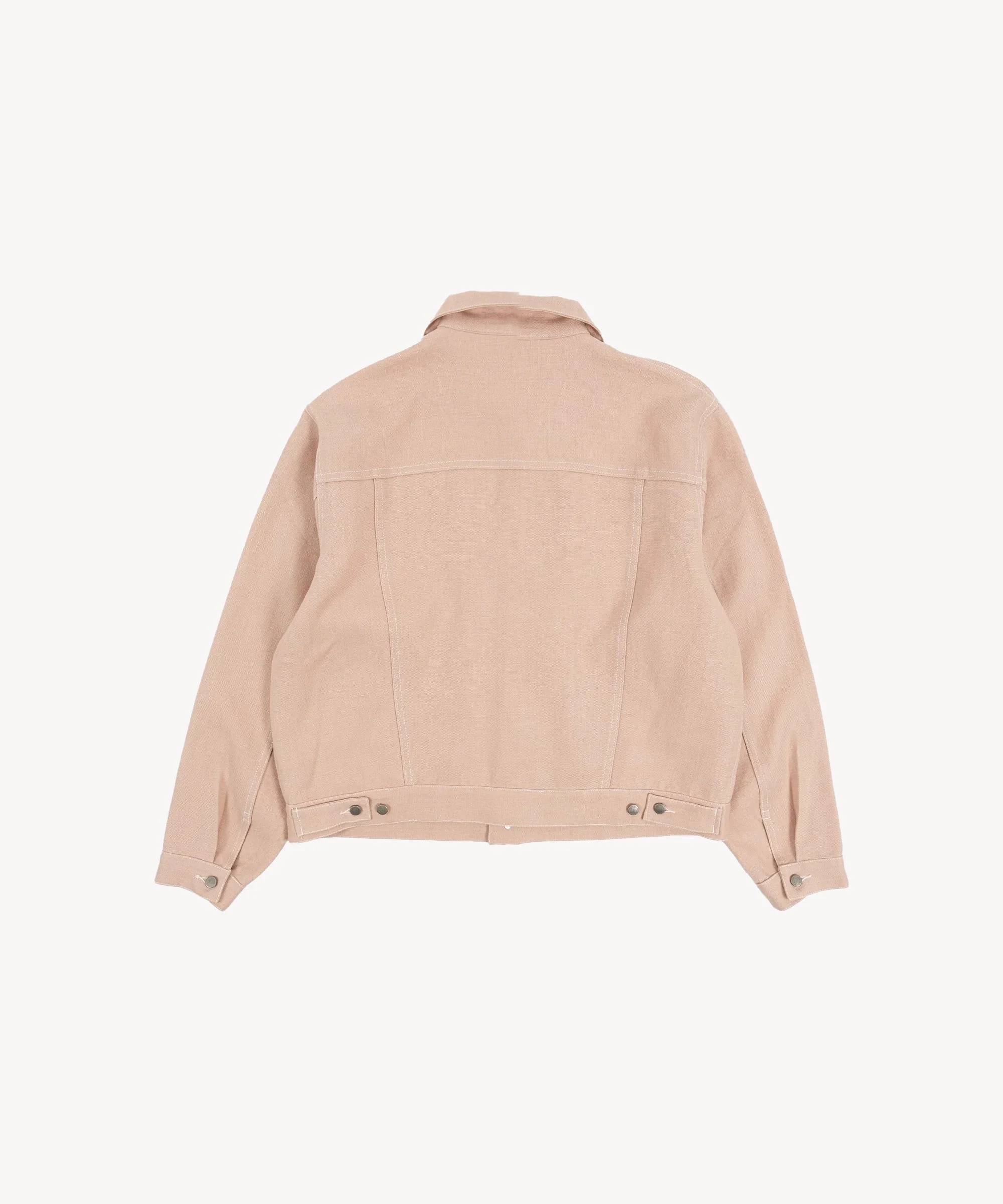 REWORK® THE DOUBLE PLEATED LINEN JACKET - Image 5