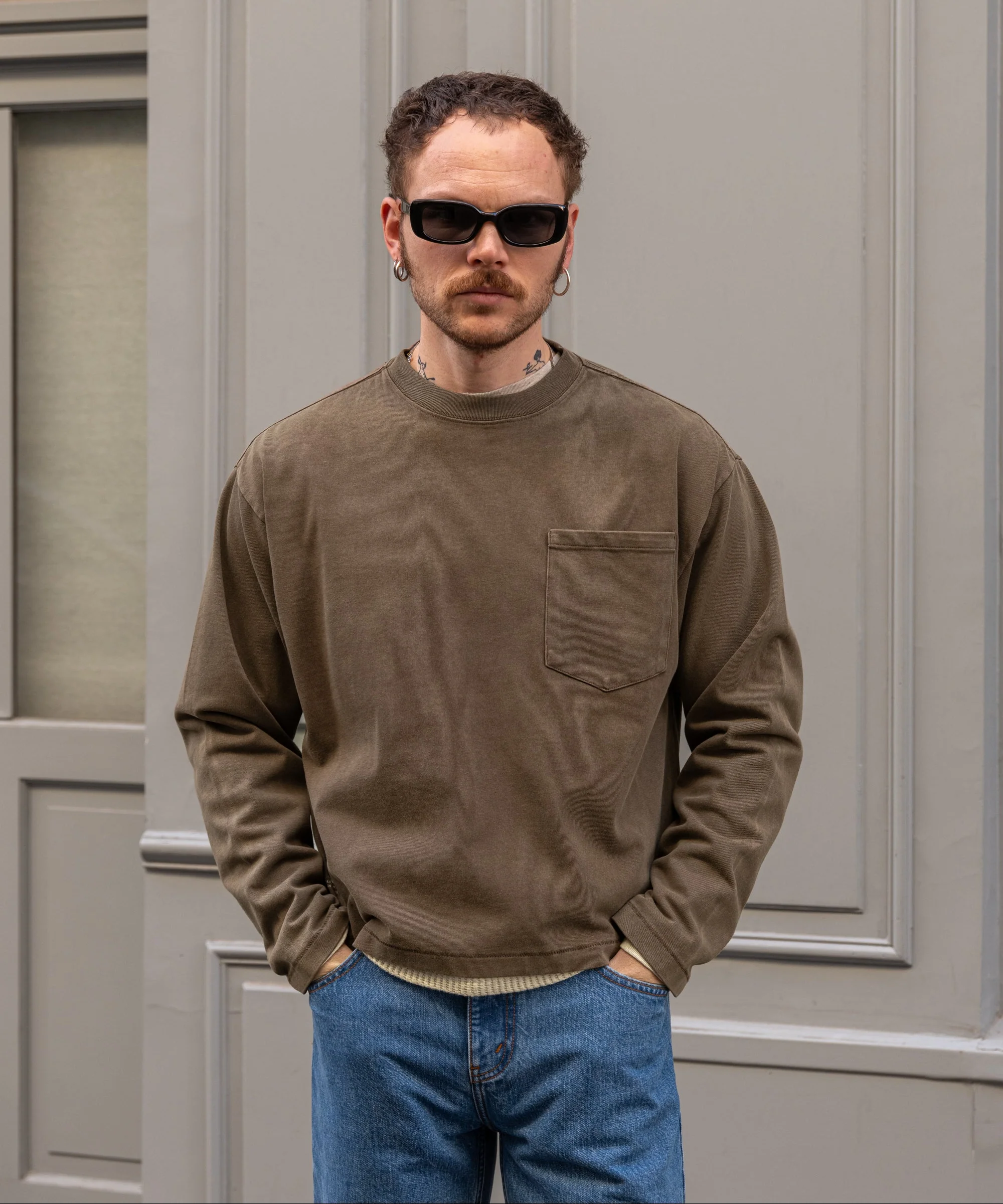 THE BEST LONG SLEEVES POCKET T-SHIRT - Image 2