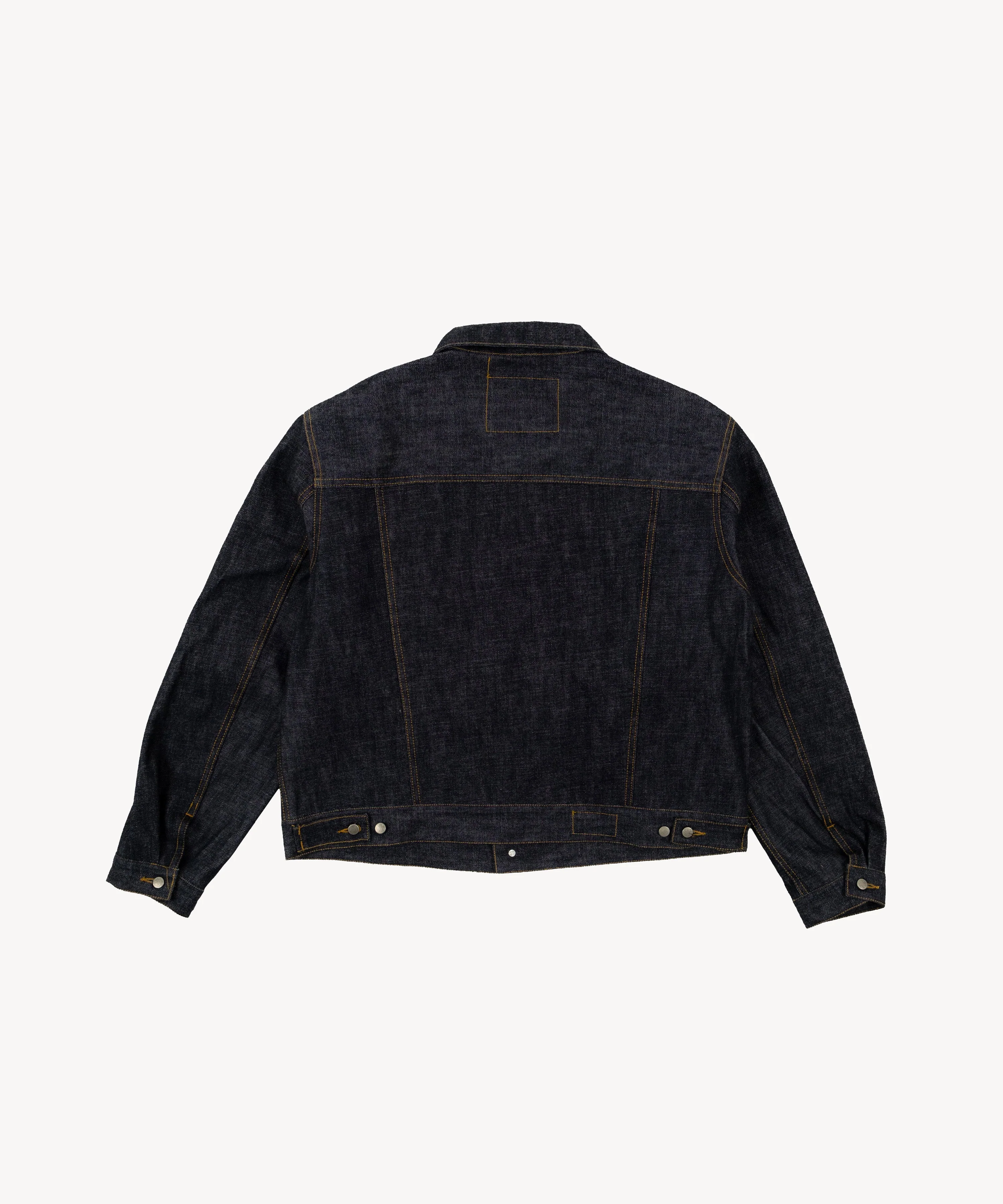 THE DOUBLE PLEATED DENIM JACKET - Image 7